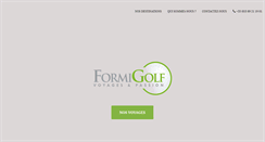 Desktop Screenshot of formigolf.fr